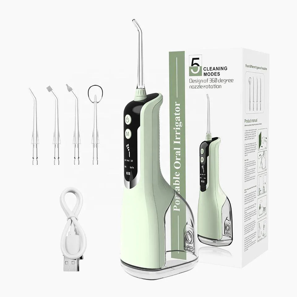 Máy Tăm Nước 5 Chế Độ IPX7 Làm Sạch Răng 330ML - Daisan Mart