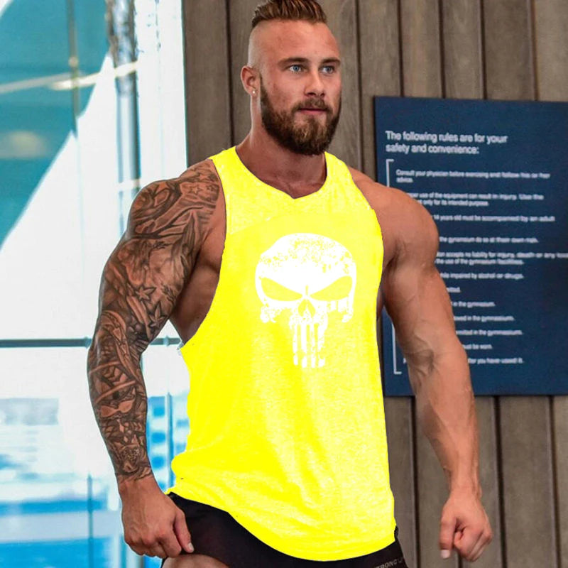 Men's Bodysuit Gym T-Shirt, Gym Tank Top, Breathable