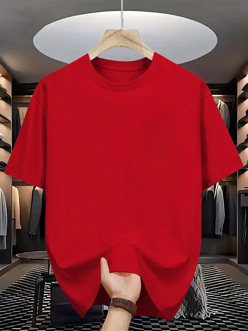 Unisex Cotton T-Shirt for Men and Women, Loose and Cool