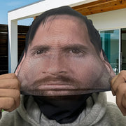 Mặt Nạ Đen 3D Lưới Thoáng Khí Trùm Đầu Cosplay