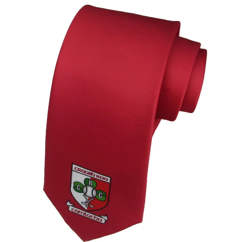 萊加米 (Legami) 高級紅色真絲男士領帶，飾有奢華圖案