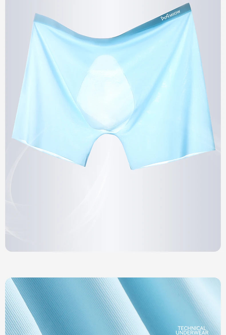 Quần Lót Nam MiiOW 3 Chiếc Lụa Lạnh Siêu Mỏng