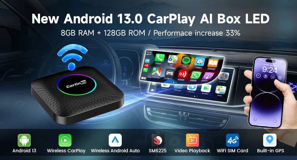CarlinKit 5.0 4.0 3.0 CarPlay Wireless Dongle Activator Auto-connect For Audi Porshe Benz VW Volvo Toyota Plug&Play MP4 MP5 Play