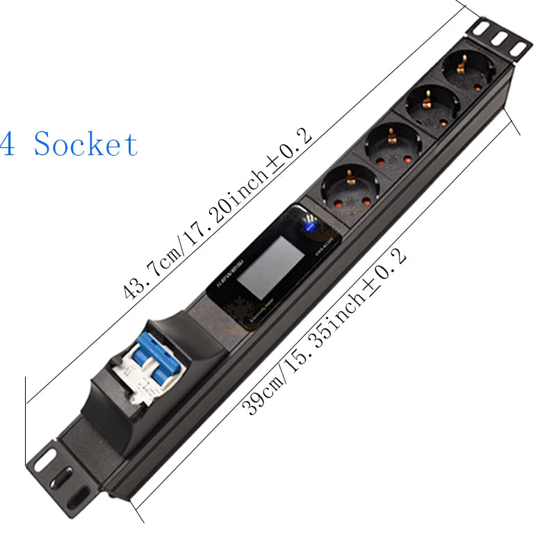 Smart Socket Network Cabinet Voltage Measurement 2-8 EU