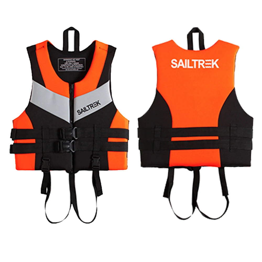 New Adults Neoprene Life Jackets Water Sport Floating Vest Kayak Ski Buoyancy Aid Sailing Boating Water Entertainment Project