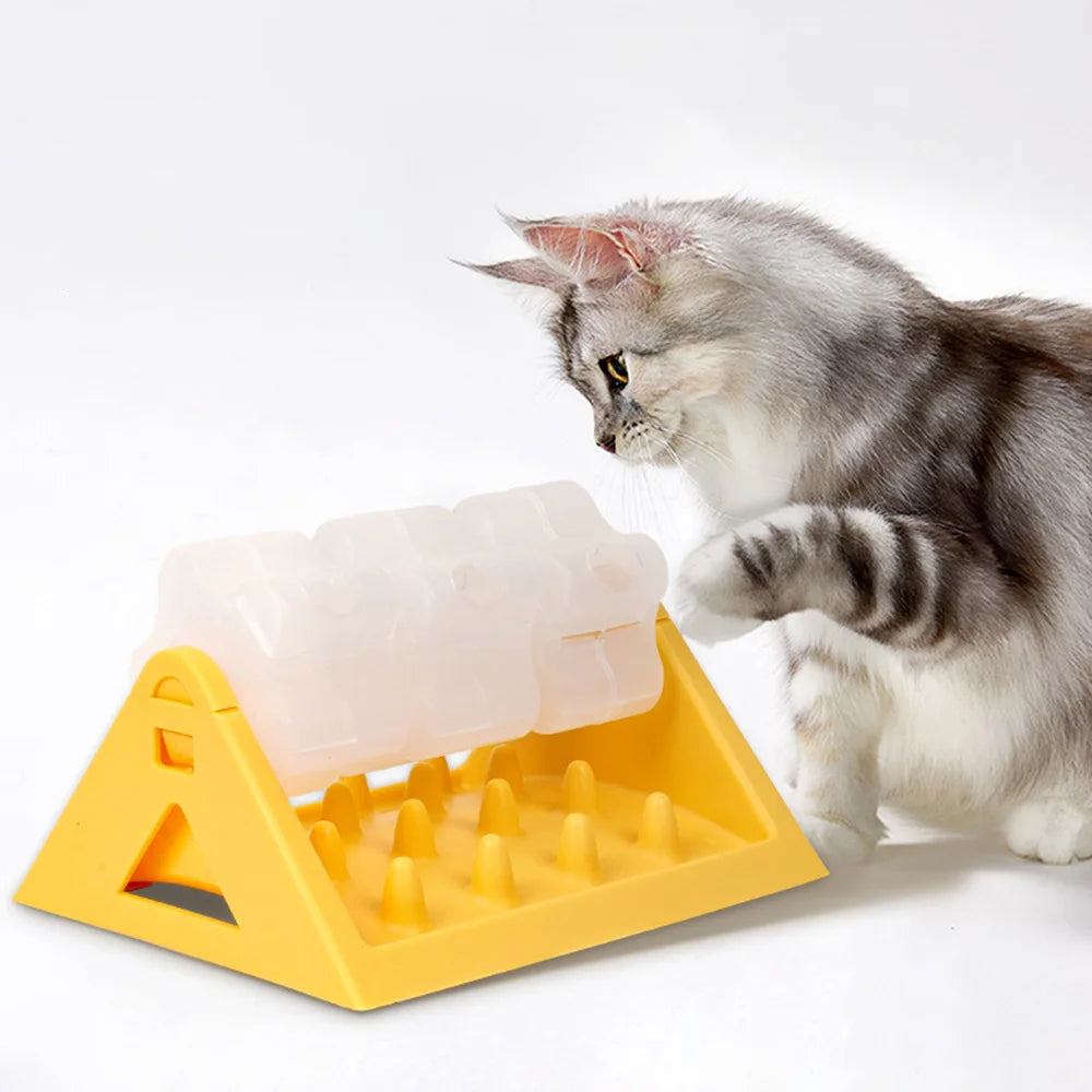 Pet Slow Feeder Roller for Dogs & Cats: Intelligence-Developing Slow Feeding Trainer, New Style Optional Auto Feeder, - Daisan Mart