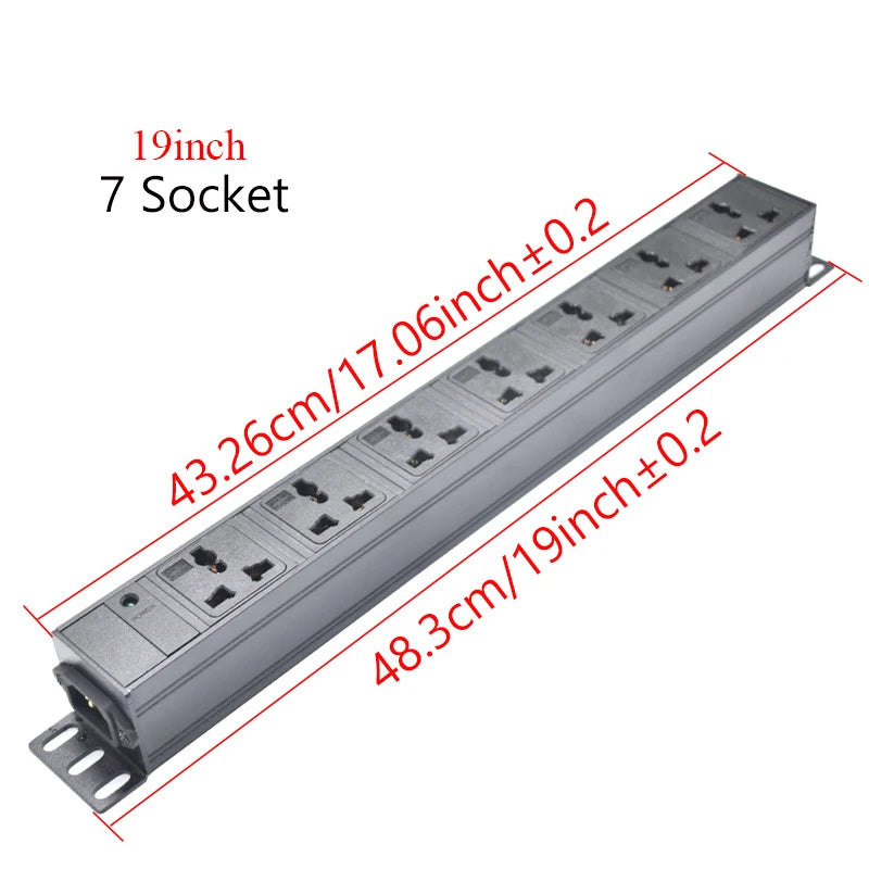 Ổ Cắm PDU Đa Năng 2-8 Lỗ, Phích UK, Chất Lượng Cao - Daisan Mart
