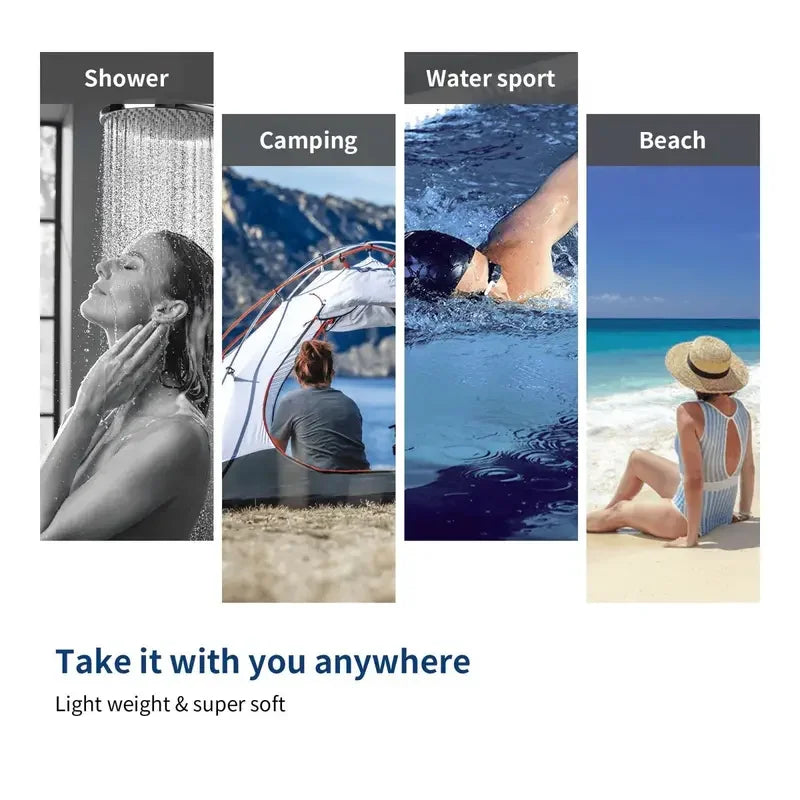 Khăn Đi Biển Siêu Thấm Microfiber Nhanh Khô 80x178cm