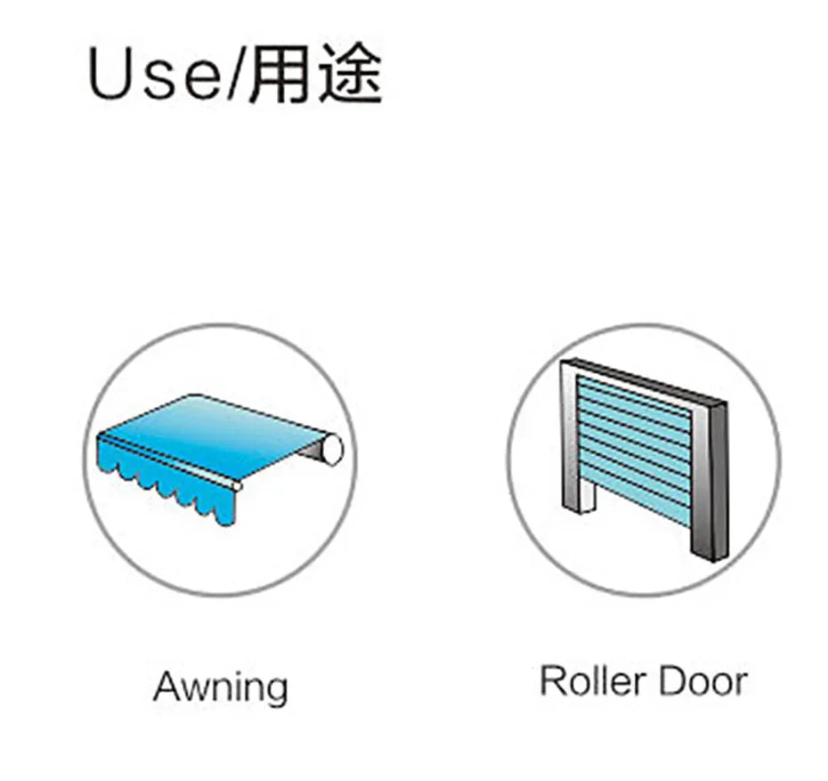 Dooya DM45RM tubular motor for rolling doors, automatic curtains