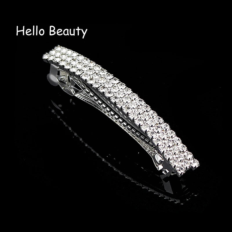 Luxurious French Style Korean Crystal Hair Clip