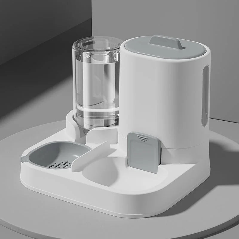 Automatic Pet Feeder And Water Dispenser Two-in-One Bowl Large Capacity For Cats Dogs Smooth Feeding System Pet Supplies - Daisan Mart