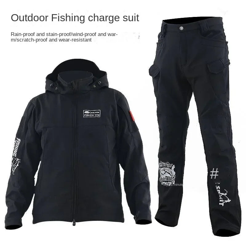 Bộ Đồ Câu Cá Nam Giữ Ấm Chống Nước Mùa Đông