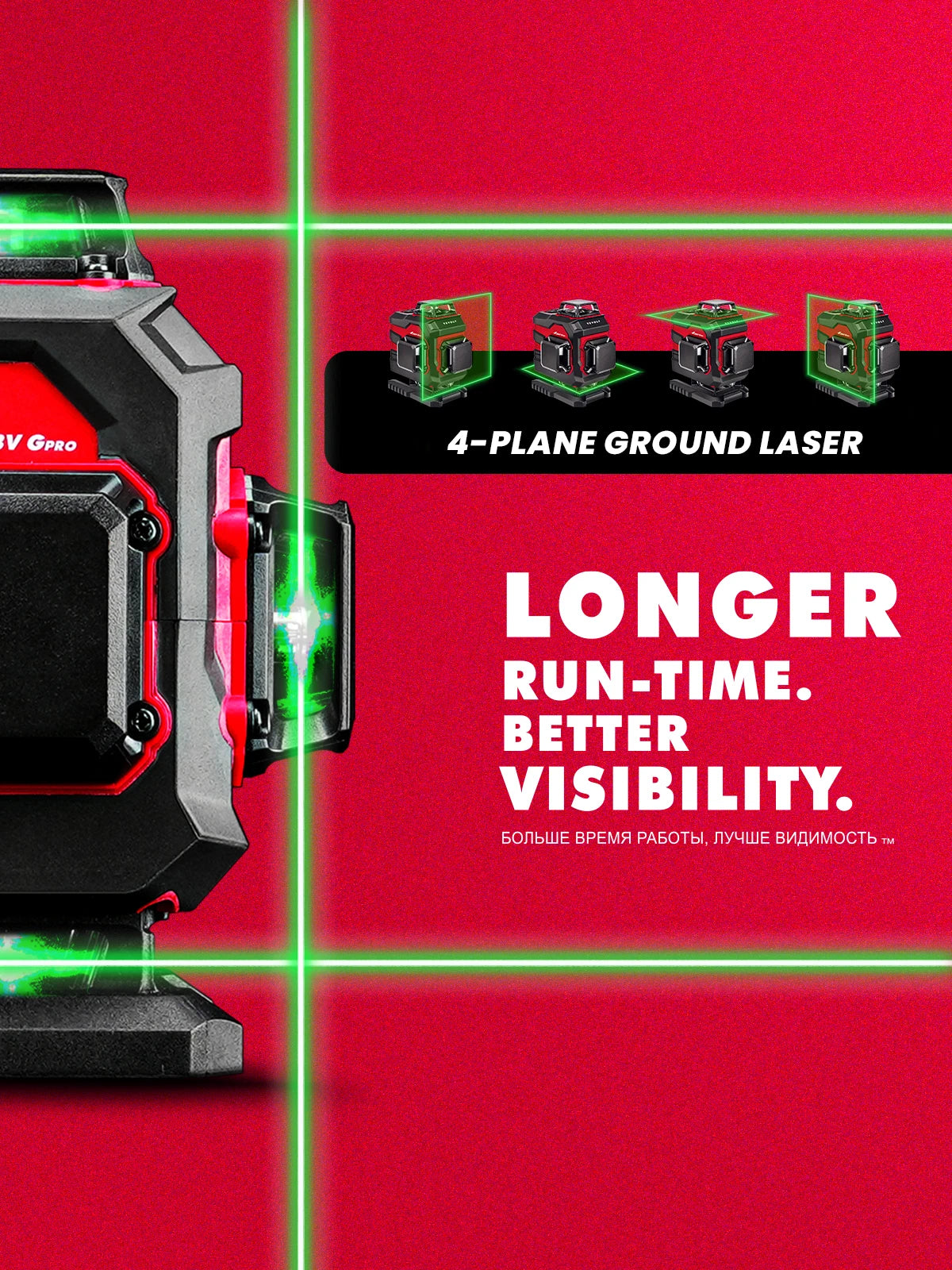 Máy Cân Mực Laser Xanh 16 Tia 4 Mặt YEVOLT PRO - Daisan Mart