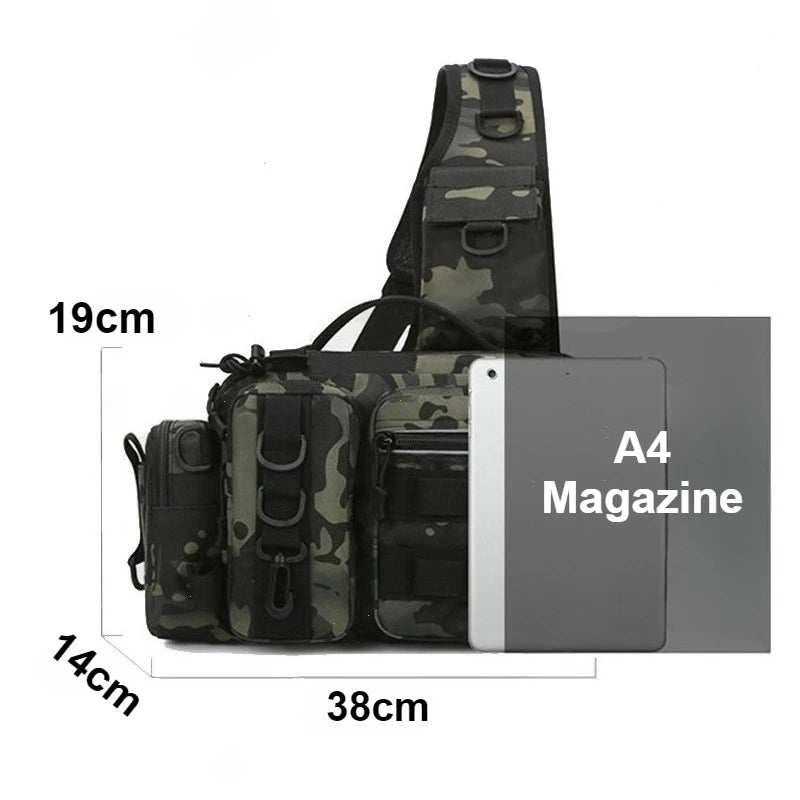 Ba lô Đựng Đồ Câu Cá Đa Năng Kèm Hộp & Giá Đỡ Cần