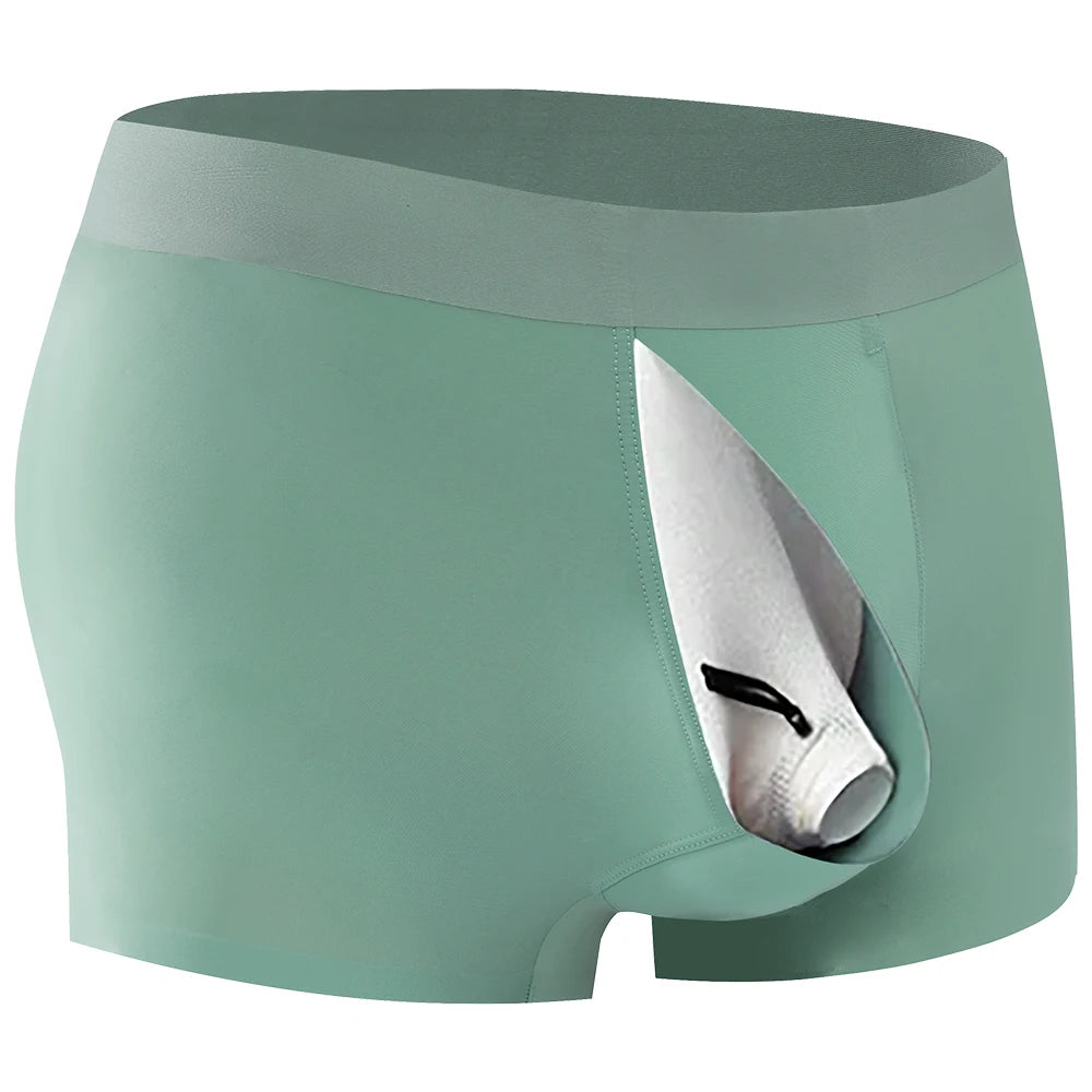 Quần Lót Nam Lụa Lạnh Thoáng Mát Dịu Da Nhạy Cảm