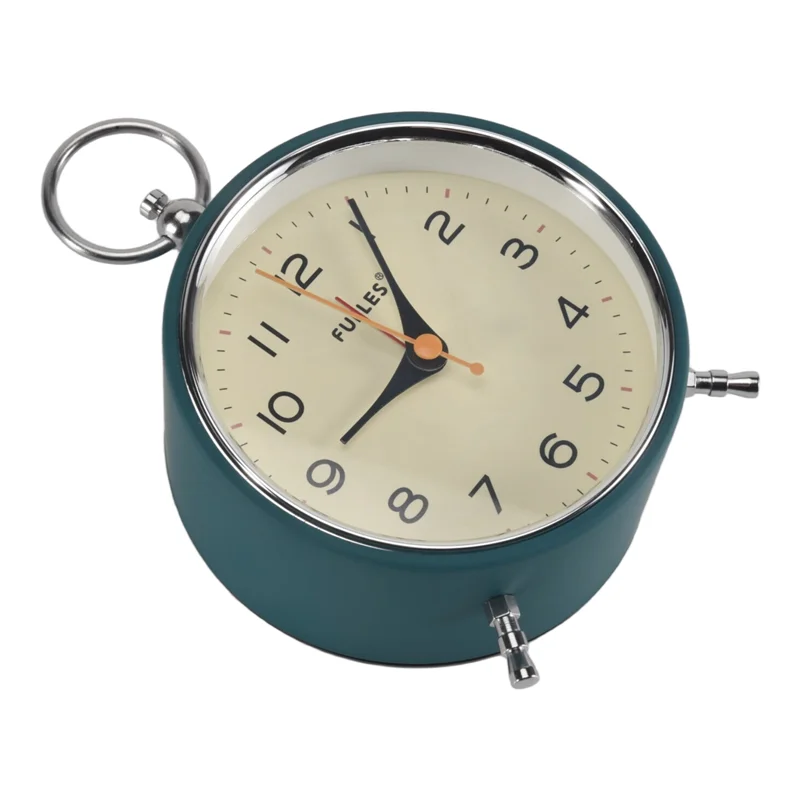 Đồng hồ báo thức analog không tích tắc, có đèn ngủ