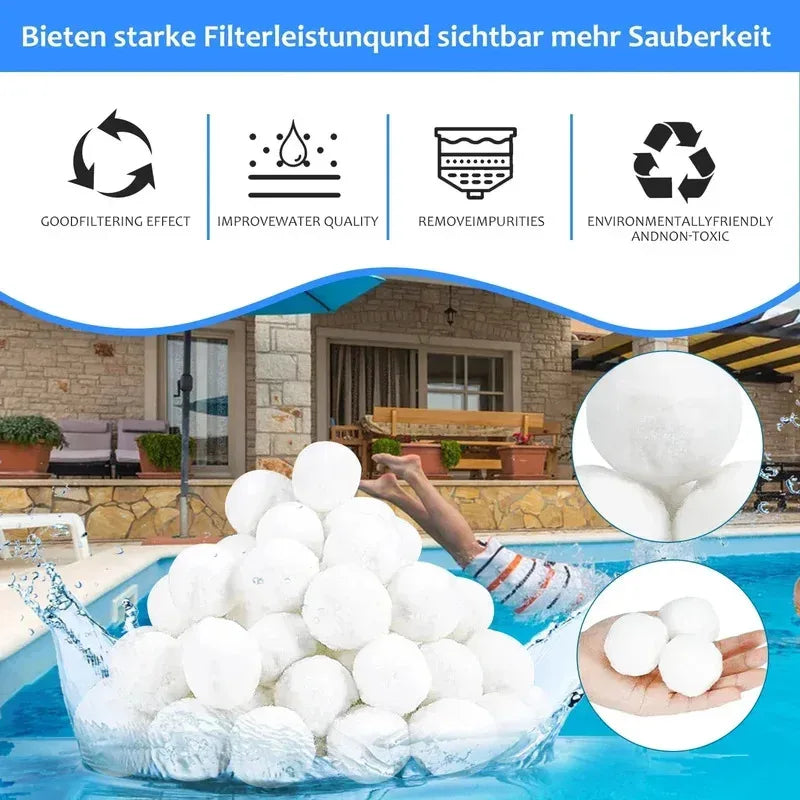 700gSwimming Pool Filter Cleaning Ball Water Purification Fiber Sewage Treatment Fish Tank Filter Cotton Ball - Daisan Mart