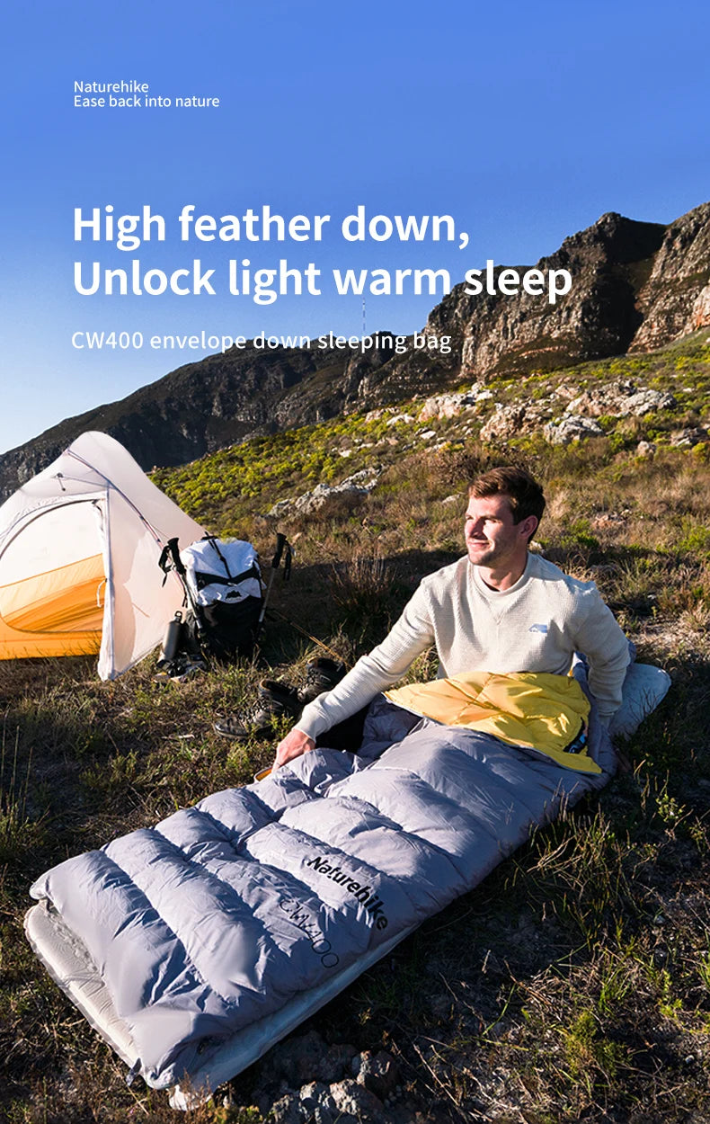 Naturehike CW700 Ultralight Duck Down Sleeping Bag 650FP