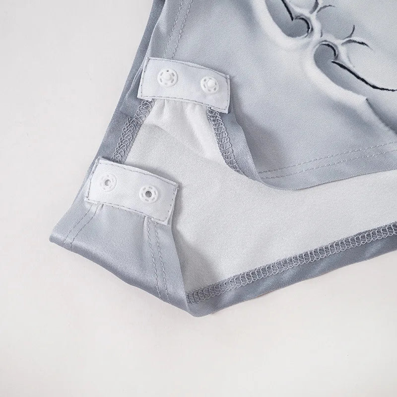 Goth Dark Techwear Printed Y2k Fashion Bodysuits Cyber ​​Gothic Punk Long Sleeve T-shirts Bodycon Women Grunge Streetwear Bodysuit