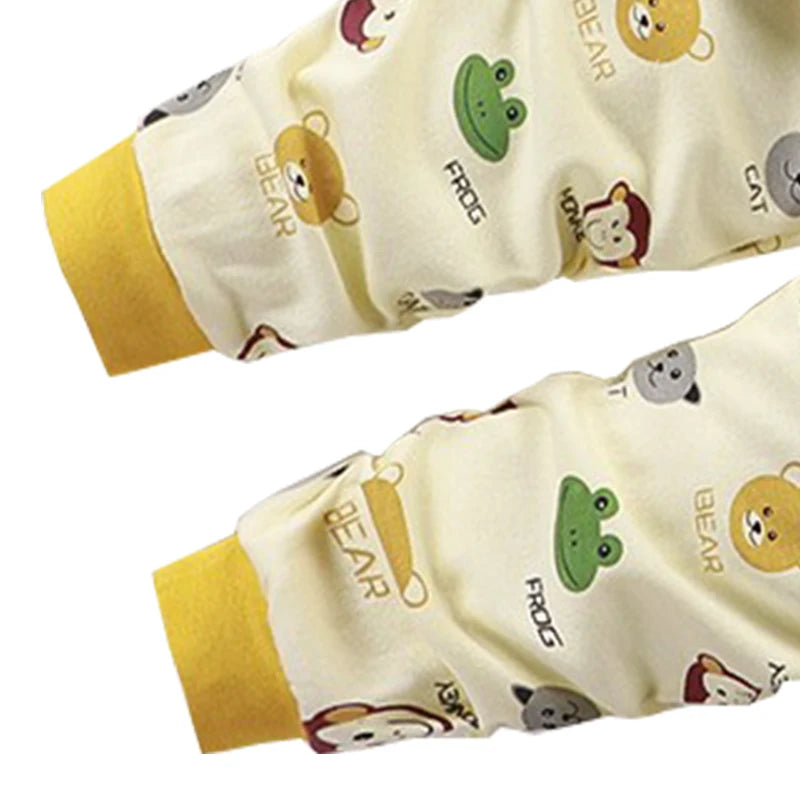 Baby Boy Girl Autumn Winter Cotton Outfits with Cute Patterns