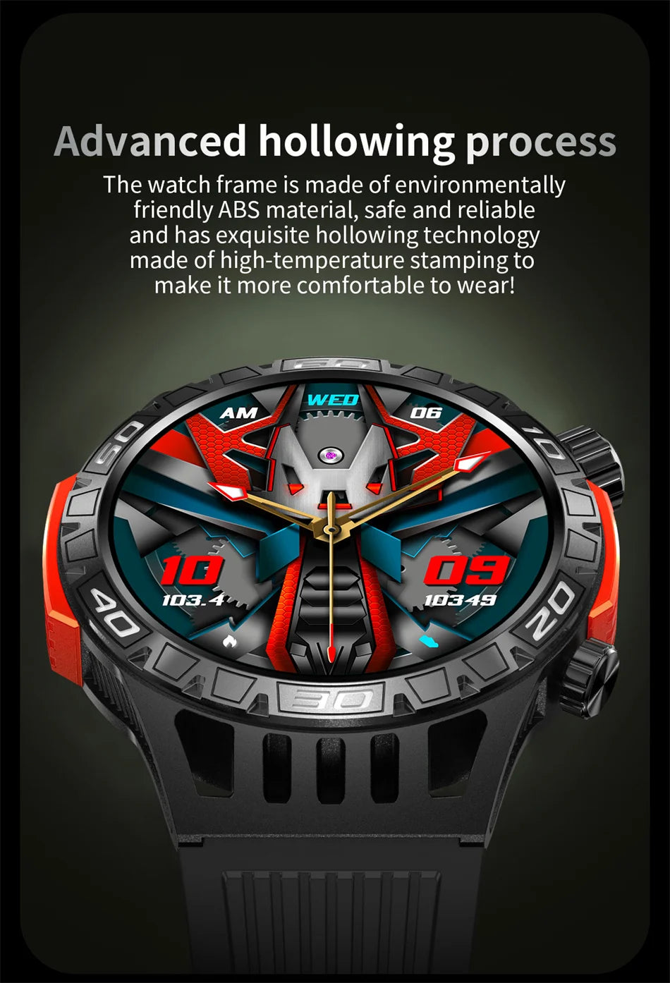 Đồng Hồ Thông Minh Nam LED, Định Vị, Chống Nước IP68