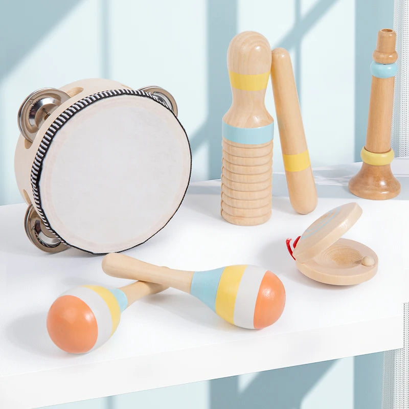Interactive Wooden Musical Toy Set for Creative Children