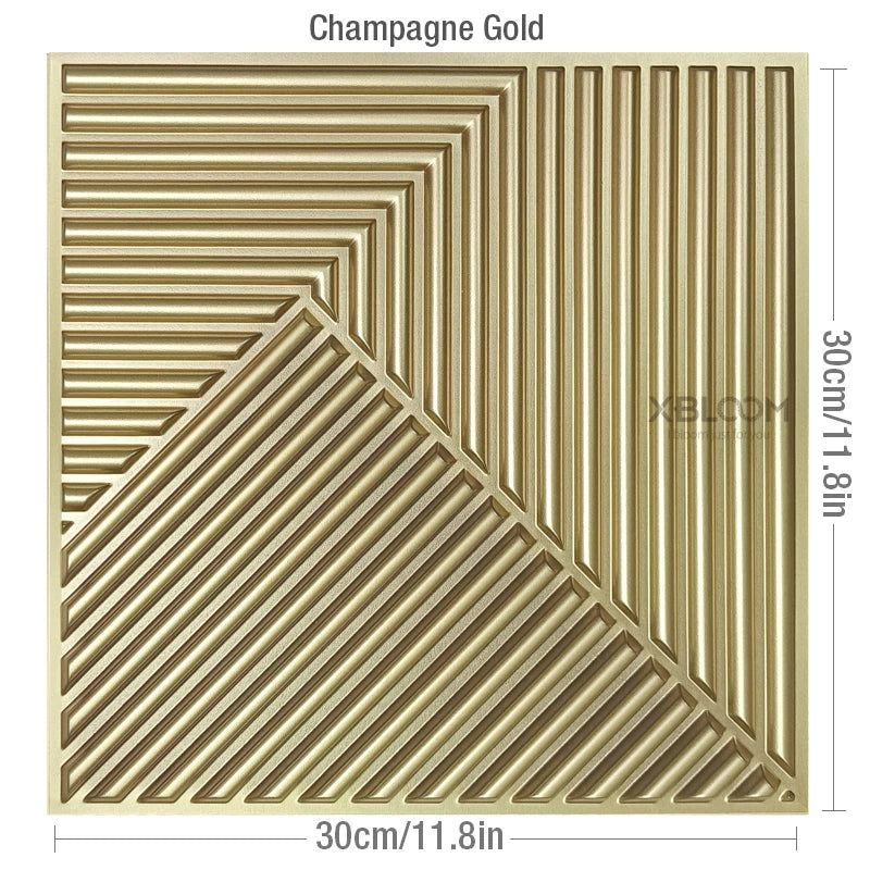 3D Diamond Decorative Art Wall Panels 30x30