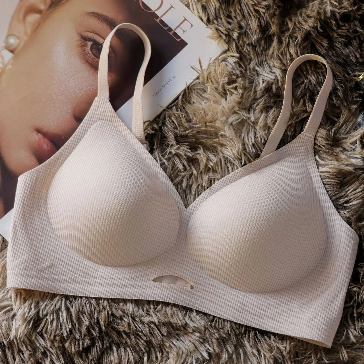 Sexy, Breathable, Push-Up, Wire-Free Women's Bra