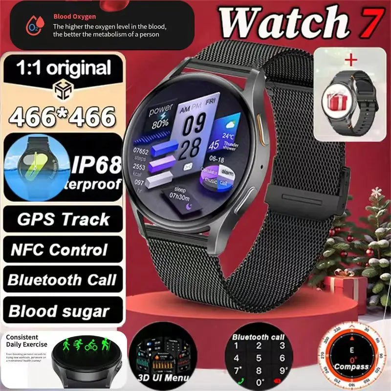 Smartwatch 2025 Chống Nước, Cảm Ứng Siêu Việt