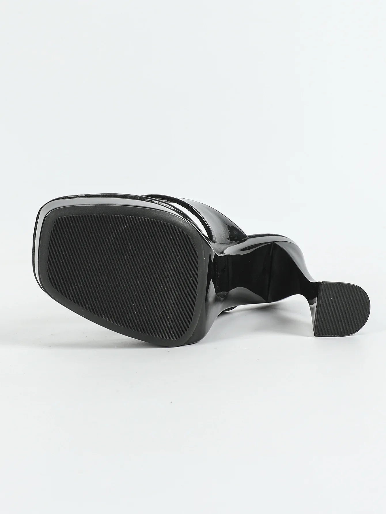 Women's Square Heel Sandals, 12CM Thick Sole Summer