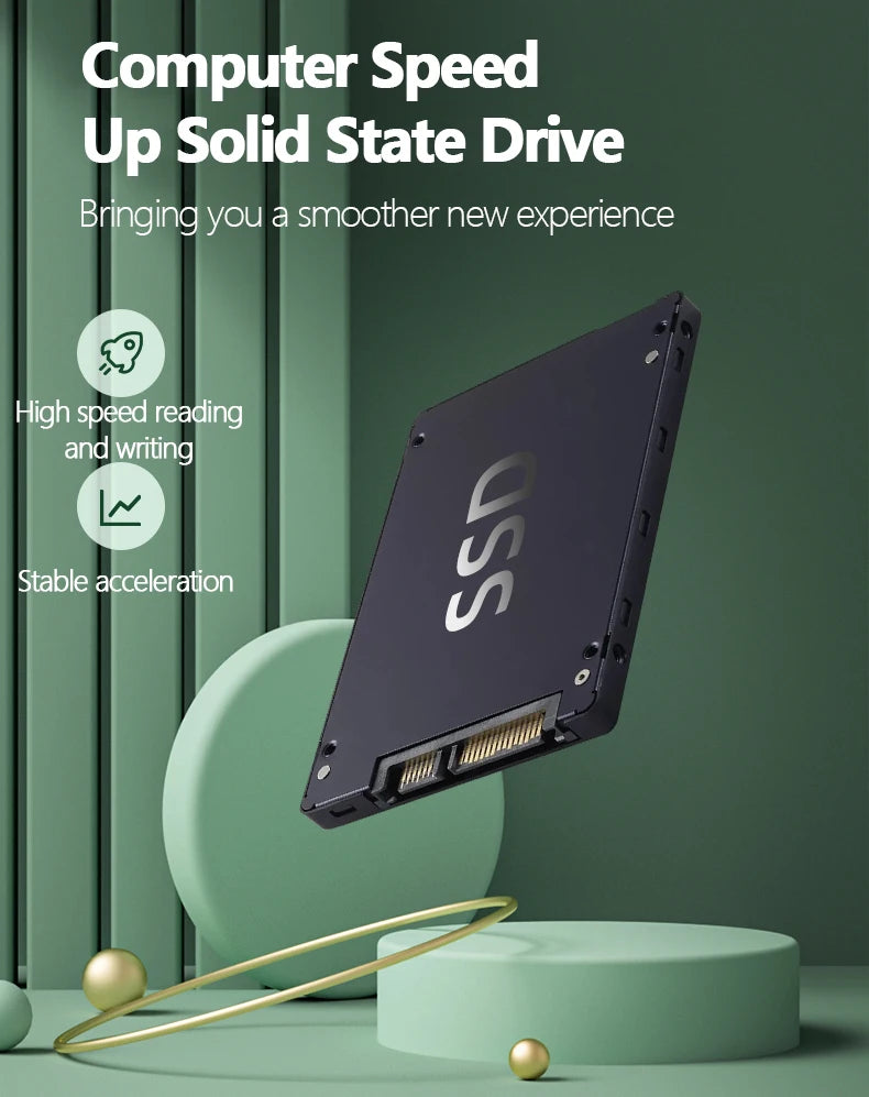 120GB High Speed ​​SSD Hard Drive For Disassembled PC &amp; Laptop