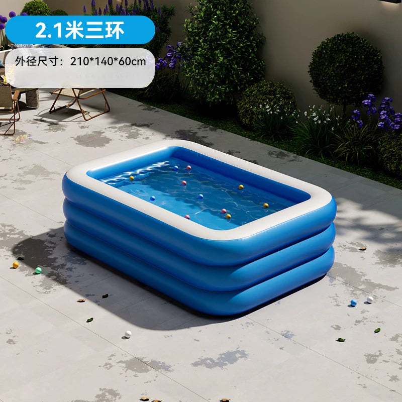 Hồ Bơi Gia Đình Cực Đại Bơm Hơi Ngoài Trời Hè