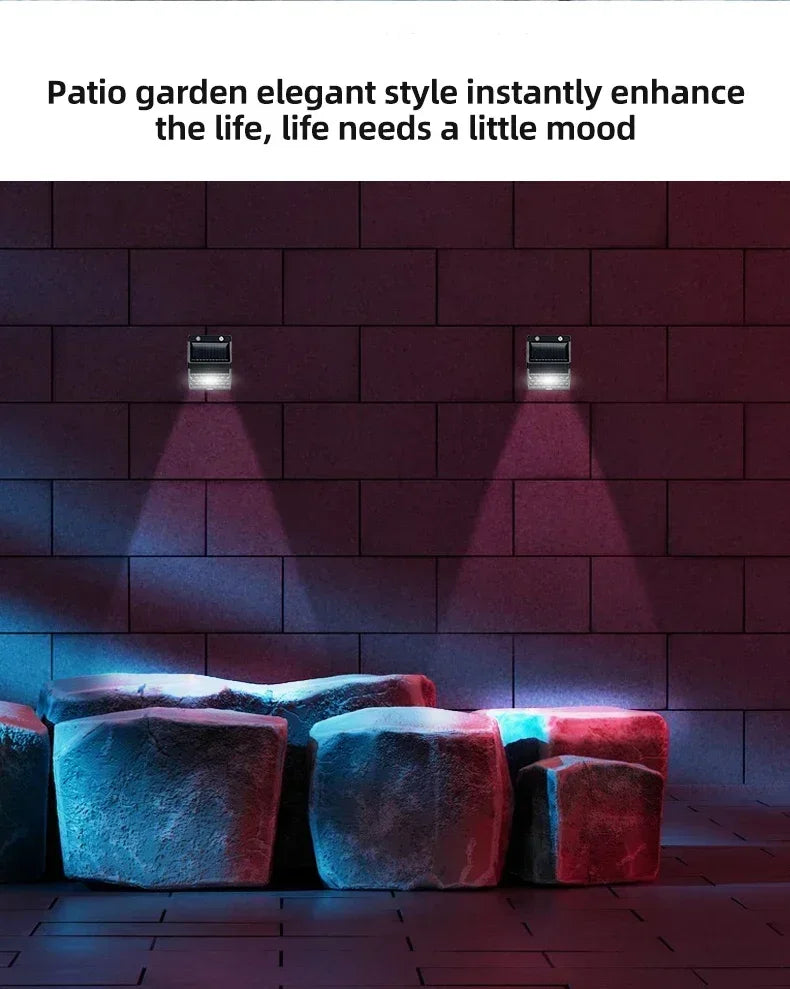 Đèn LED Năng Lượng Mặt Trời Cảm Biến Chuyển Động