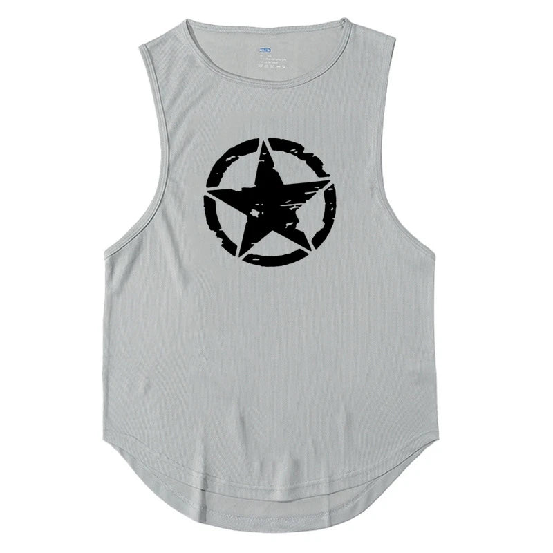 Áo Thun Nam Thể Thao Nhanh Khô Tập Gym Không Tay