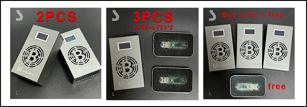 Máy Đào Bitcoin May Mắn LV06 500GH/S SHA256 êm ái - Daisan Mart