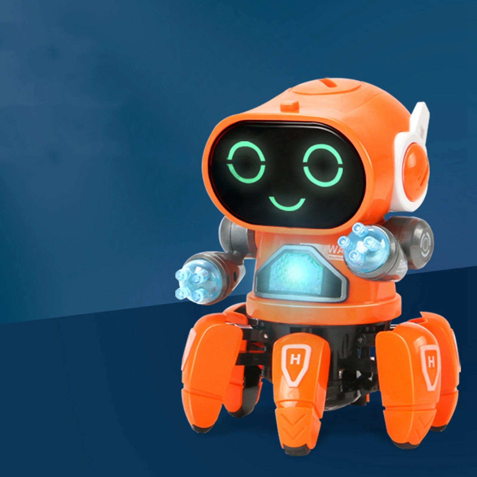 Children Robot  Electric Robot  Robot  Six Claws Plastic Intelligent Dancing Singing Light Electric Robot  for Boys - Daisan Mart