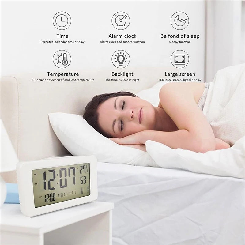 Đồng Hồ Báo Thức Kỹ Thuật Số Đa Năng Cho Mọi Không Gian