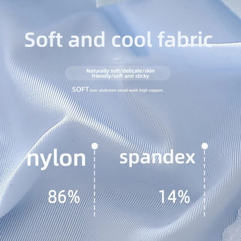 3 Pieces Women's Underwear, Thin, Cool, Sexy, Summer, Cold Silk