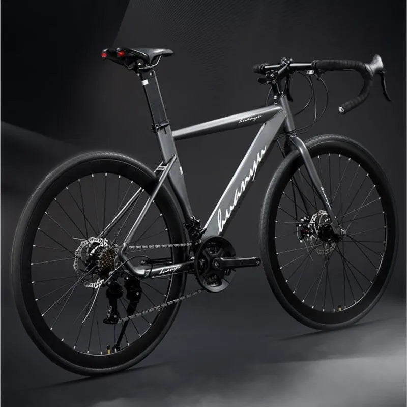 OVOZI New Bending-handle Variable Speed Windbreaker Road Bike Inside Track Racer 700C Male And Female Adult Student Disc Brakes - Daisan Mart