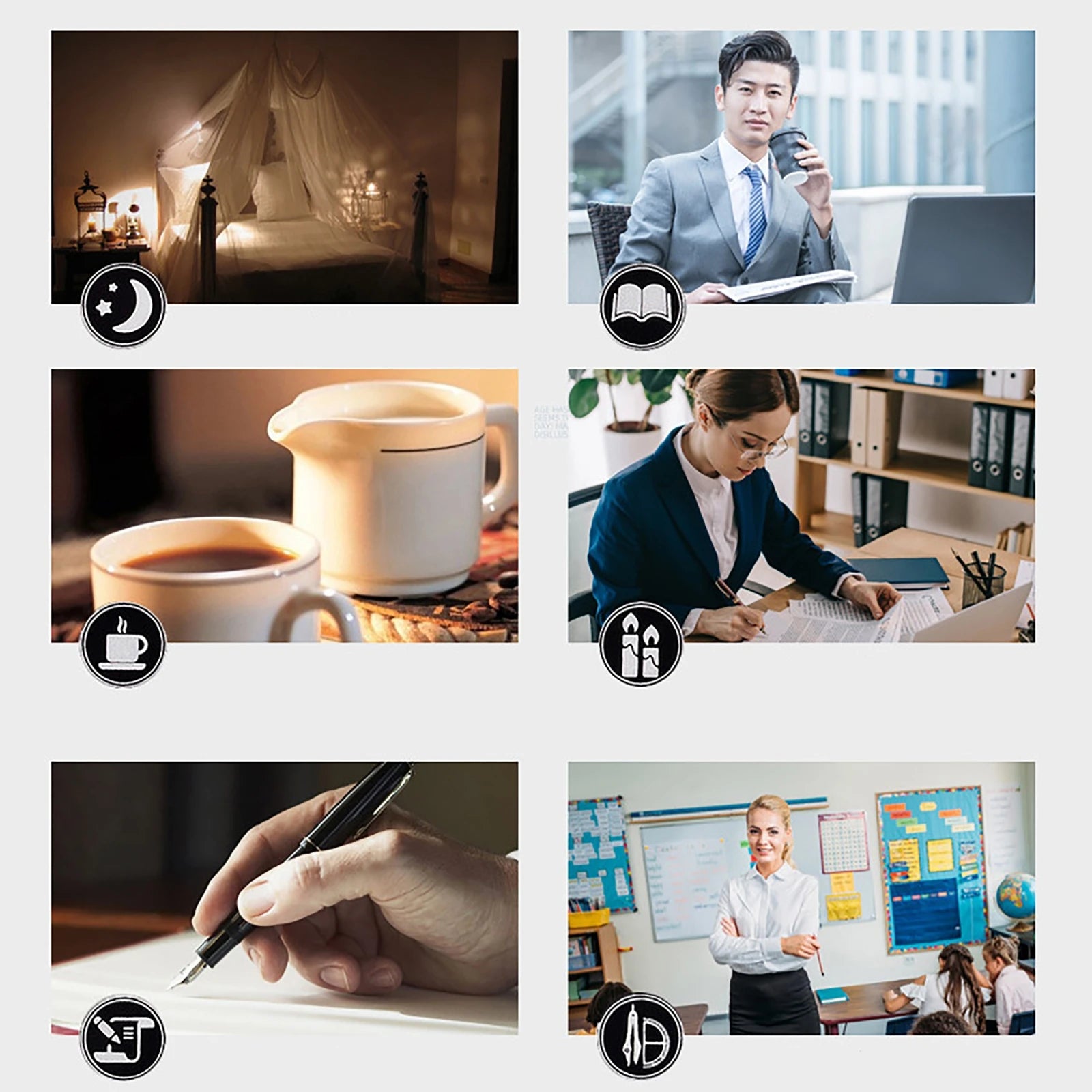 Smart Office Study Desk Clip LED Folding Desk Lamp