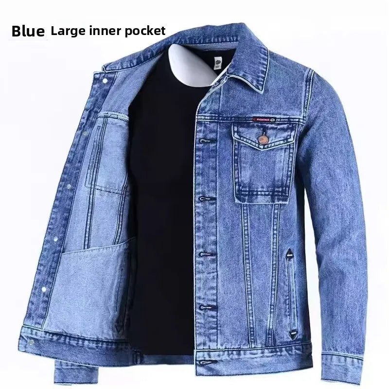 Áo Khoác Jean Nam Thời Trang Xuân Thu Form Đứng Trẻ - Daisan Mart