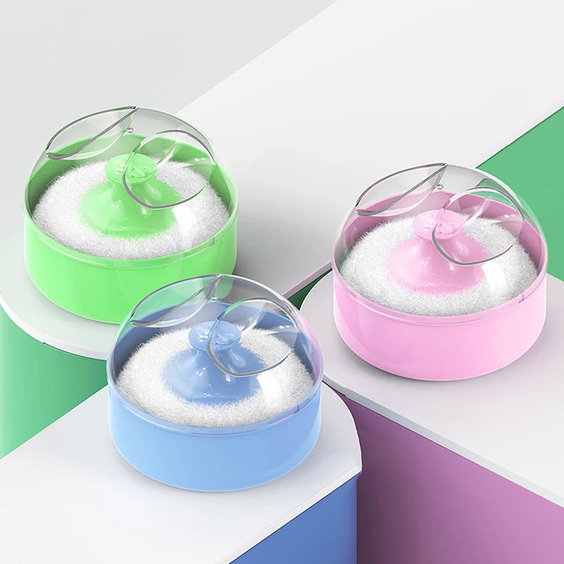 Soft Powder Puff Box for Babies - 1 Piece