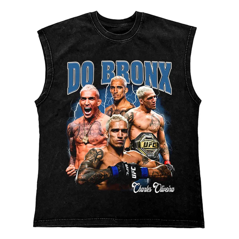 Men's Hip Hop T-Shirt with Unique Boxing Print 270Gym