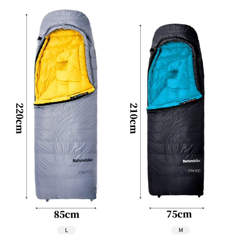 Naturehike CW700 Ultralight Duck Down Sleeping Bag 650FP