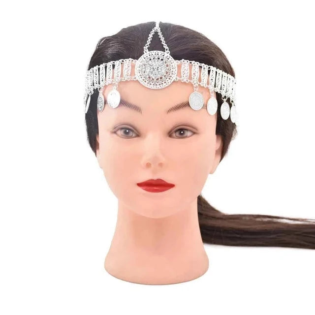 Vương Miện Boho Ấn Độ Hoa Tím Cổ Điển 50 ký tự