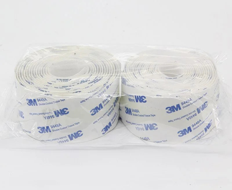 3M 9448A Black Double-Sided Self Adhesive 3m 16-100mm Strong Non-Trace High Temperature Resistant Hook and Loop Fastener Tape - Daisan Mart