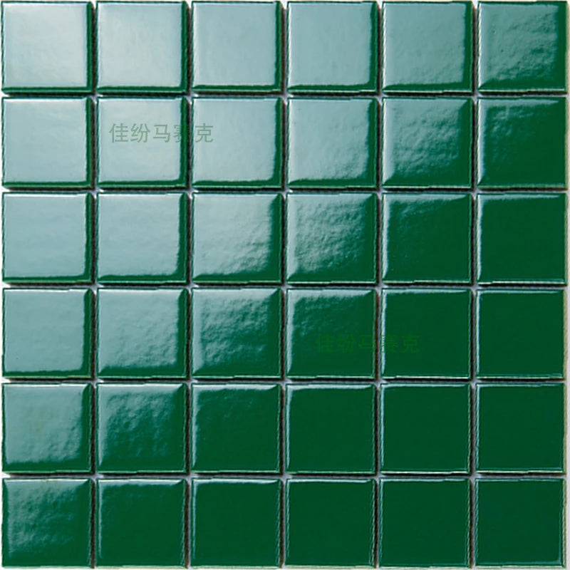 Gạch Mosaics Gốm Đơn Sắc Trang Trí Nhà Tinh Tế - Daisan Mart