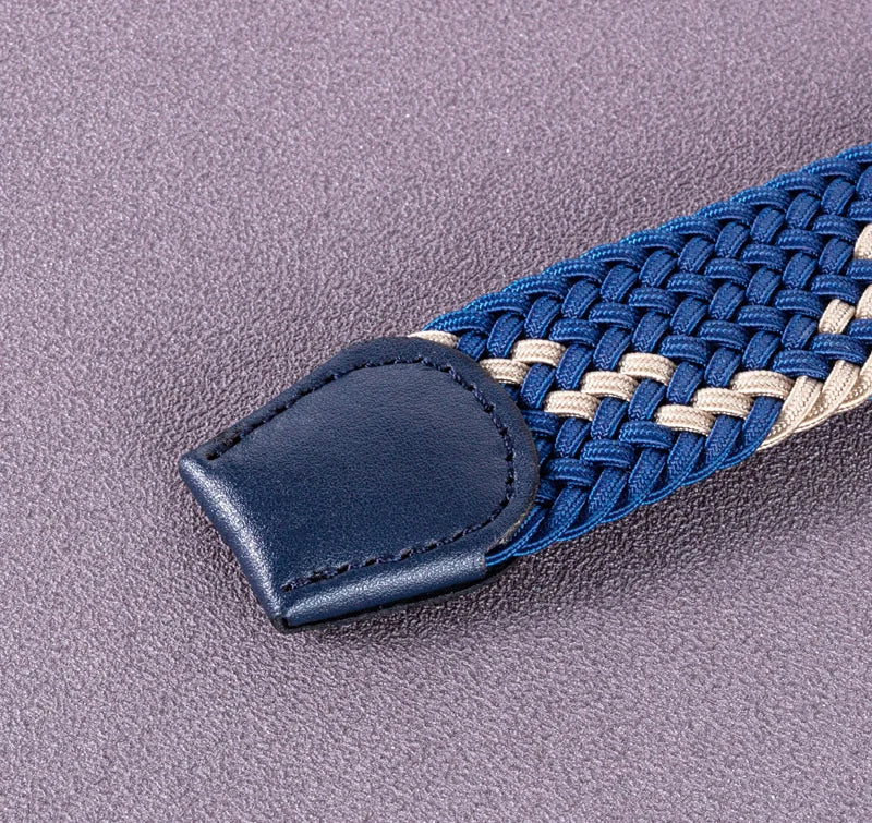 Thắt Lưng Nam Cao Cấp Vải Bố Phối Màu Khóa Kim Hợp Kim