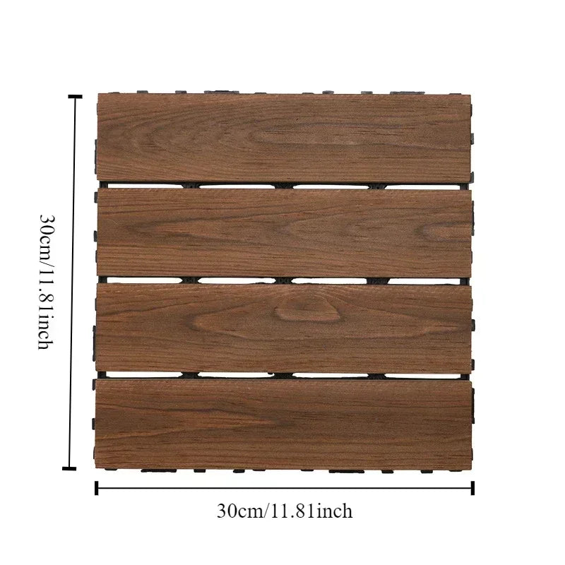 10 Pieces Waterproof Outdoor Floor Tiles