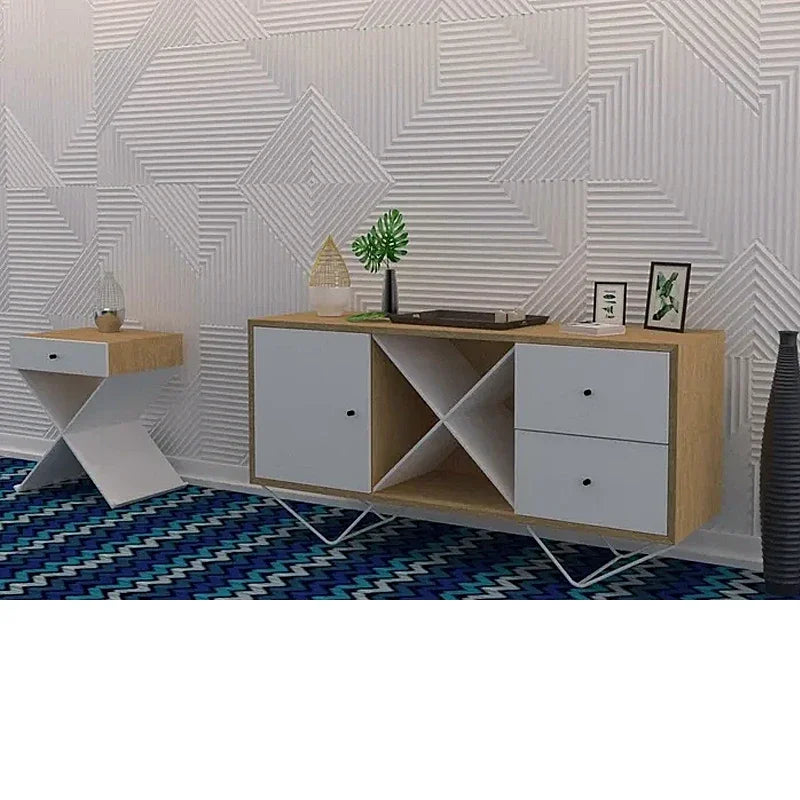 3D Waterproof Gold Wood Grain Wall Sticker 12 Pieces